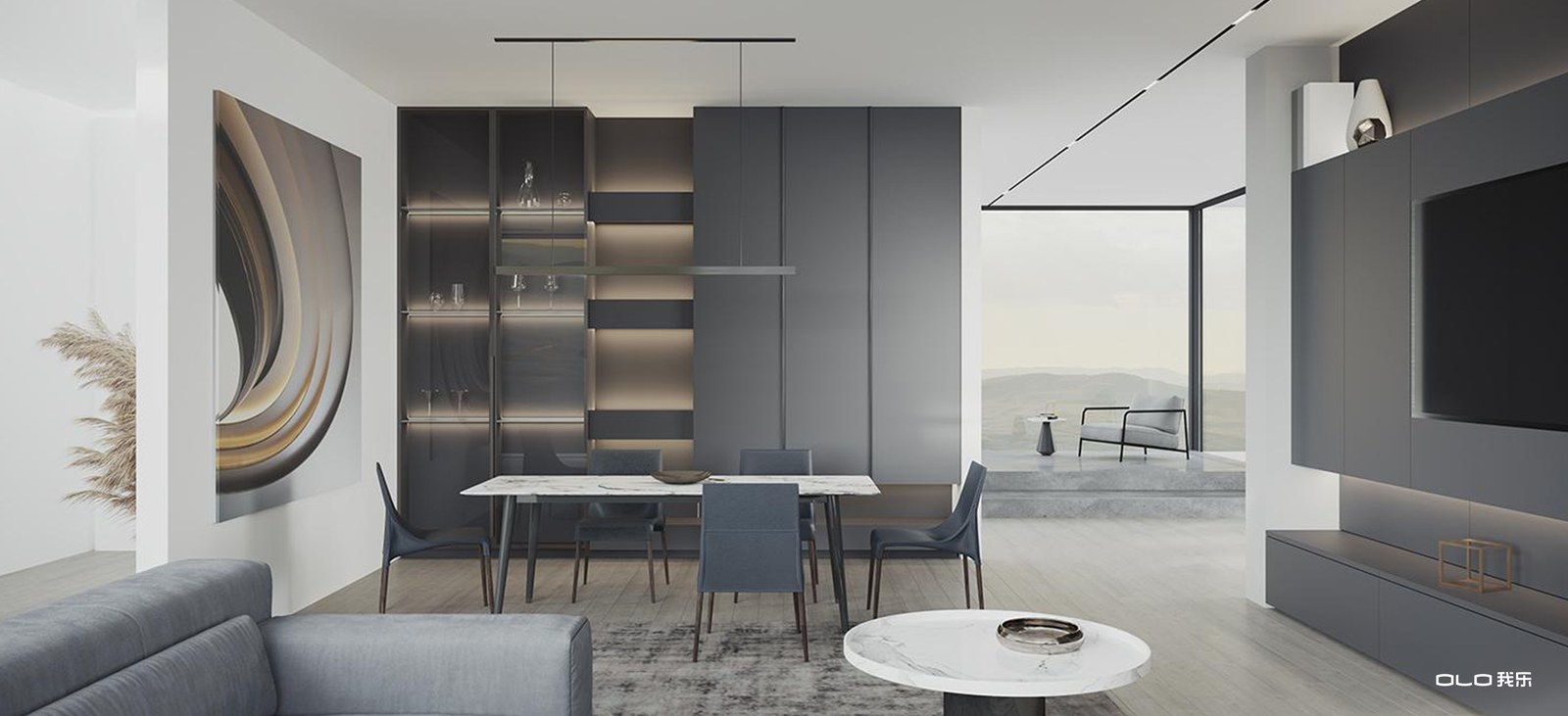 Modern Contemporary Open Plan