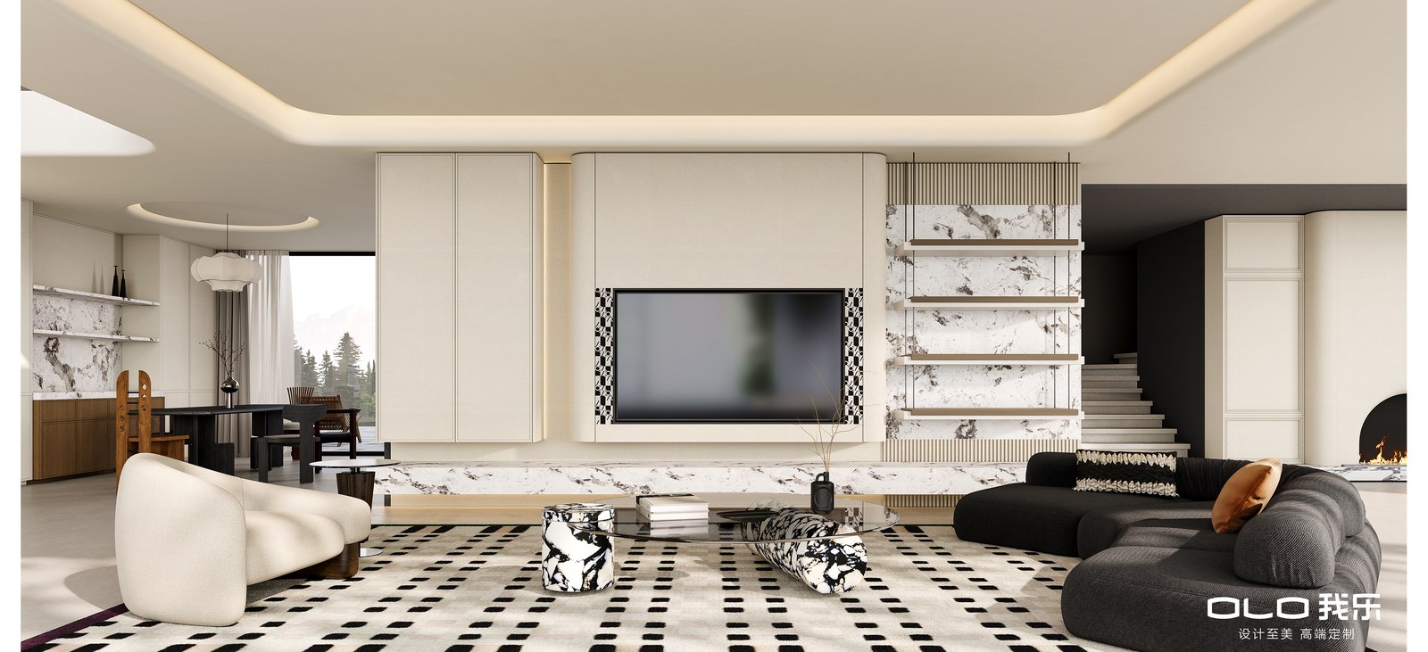 Monochrome Cream Luxury